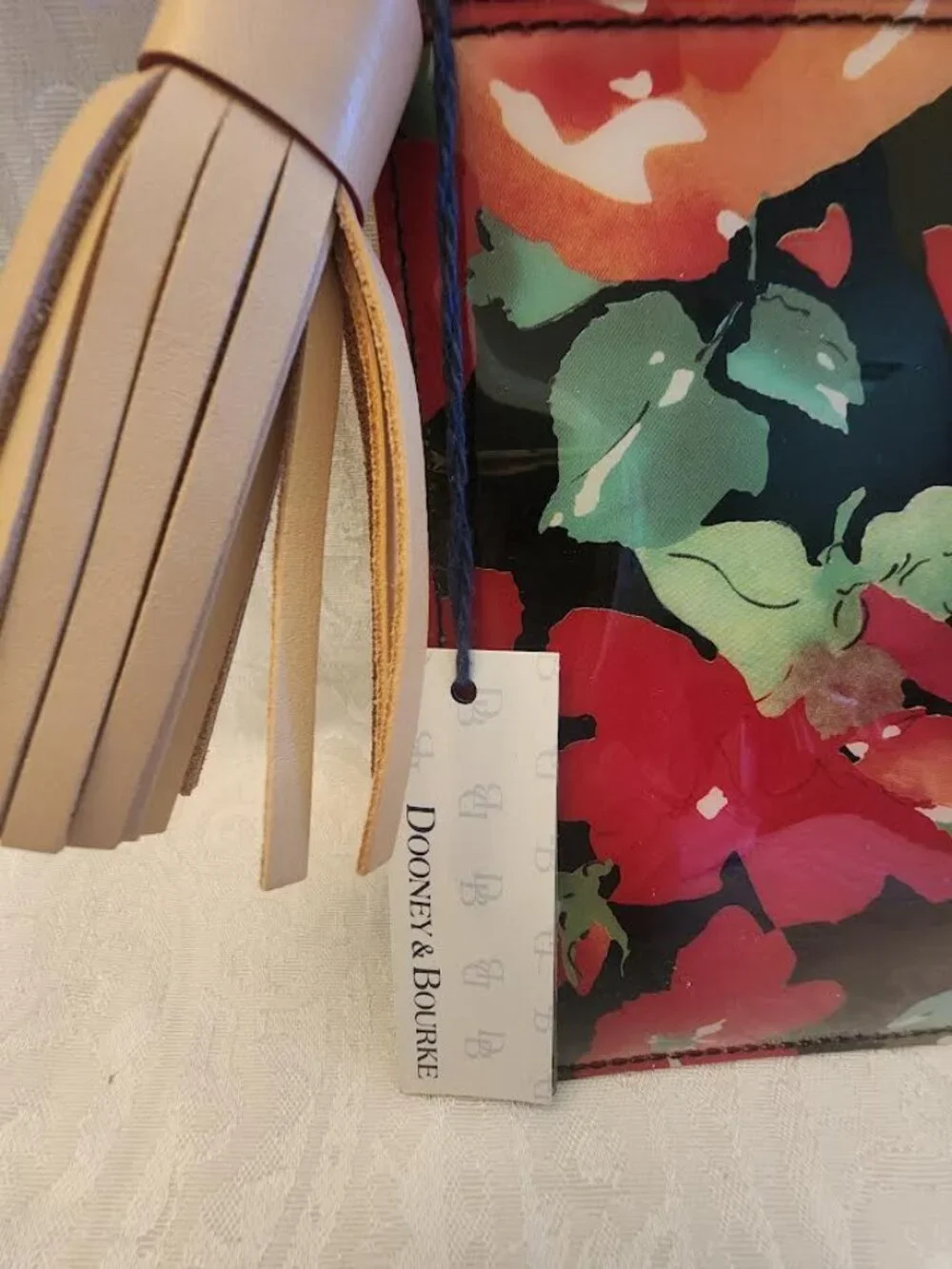 NWT -DOONEY & BOURKE LARGE ZIP POUCH/CLUTCH